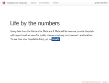 Tablet Screenshot of hospitalcoremeasures.com